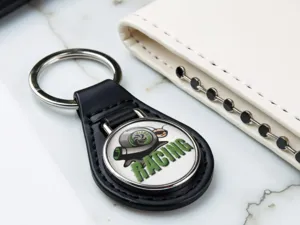 Leather Key Holder Convenient Carry Quick Access